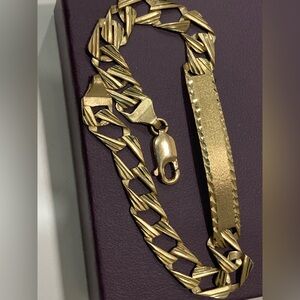 10k Gold Men's / women’s curb Chain link Bracelet